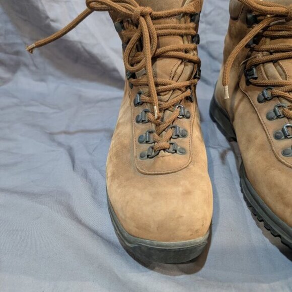 Asolo FX530 Tan Leather Hiking Boots Men Size 8.5 - Picture 4 of 9